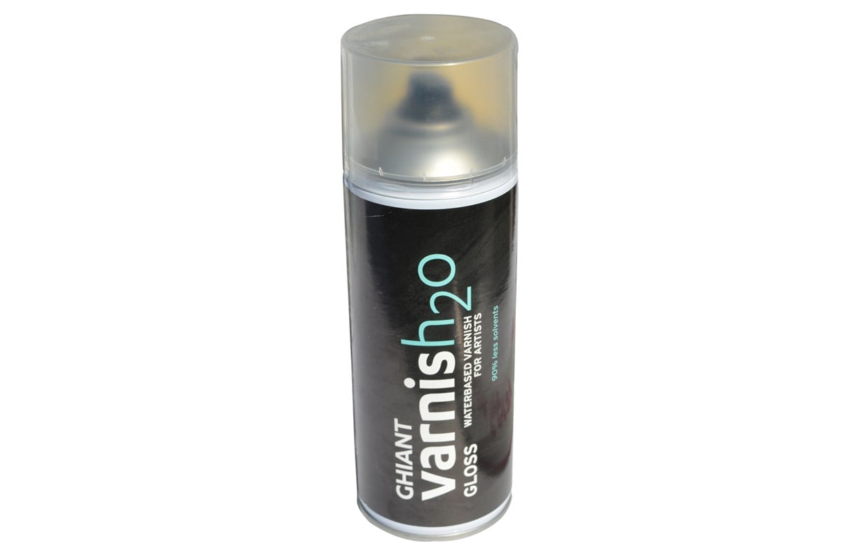 GHIANT Akrilik Boya İçin Parlak Sprey VERNİK - 400ml /Su Bazlı