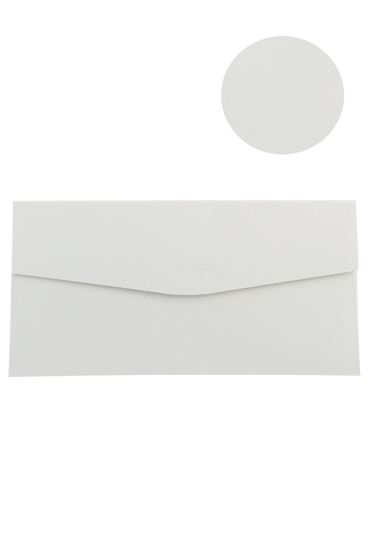 İthal DAVETİYE ZARFI 11x22cm, 220gr Kalın, Gri 50adet