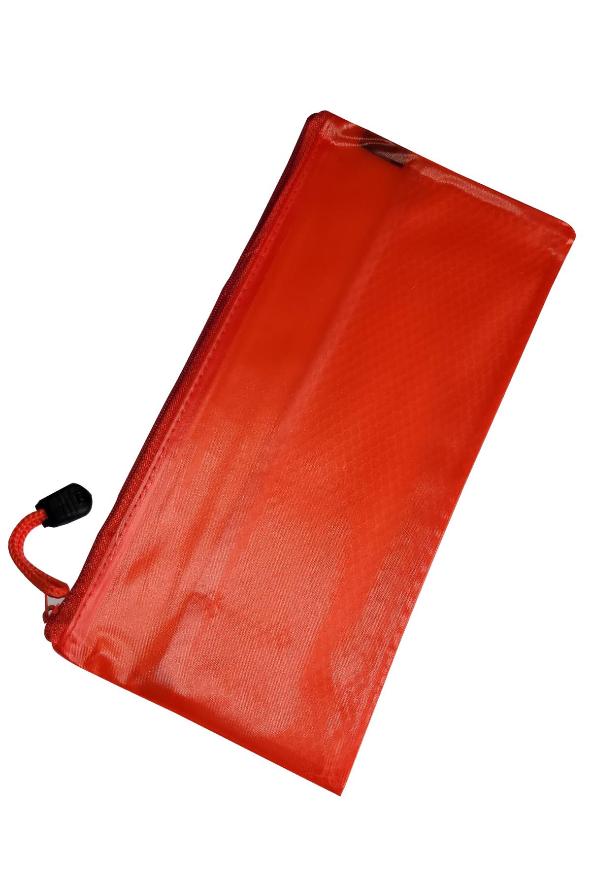 Kalemlik ,PP Fermuarlı 2 Bölmeli 1 Adet 26x12 cm