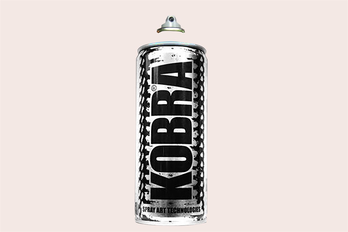 Kobra 900 Acero , Graffiti Sprey Boya 400ml- Made in ITALY