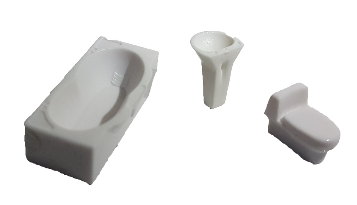 Maket Banyo Seti 1:50 Ölçek (VIM-41)