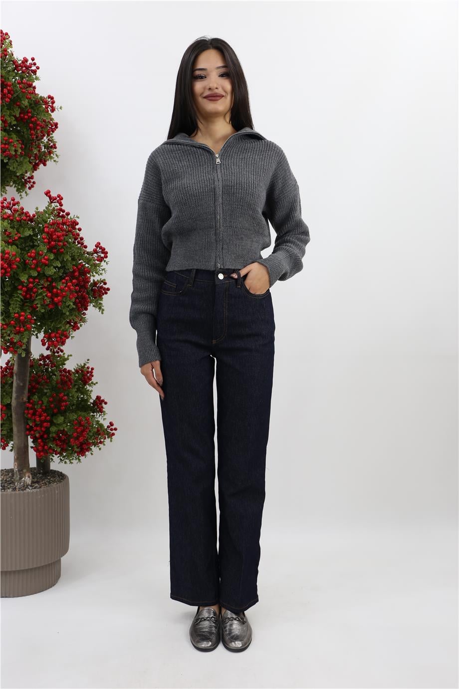 Denim Pantolon - Lacivert