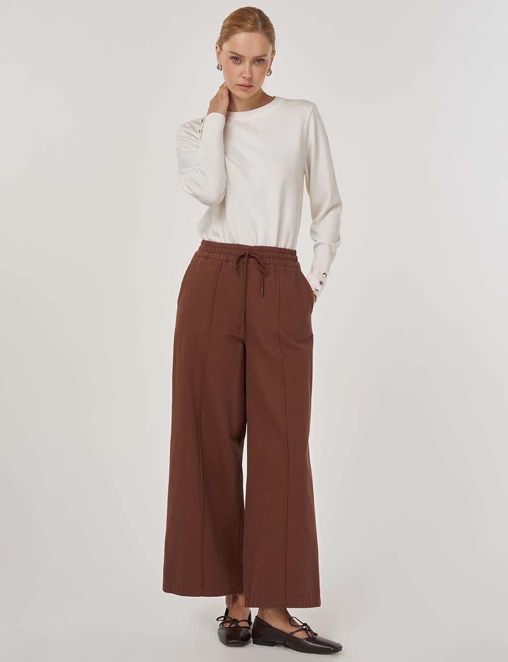 Kayra Marine Fit Pantolon KY-A25-79018 - Kahve
