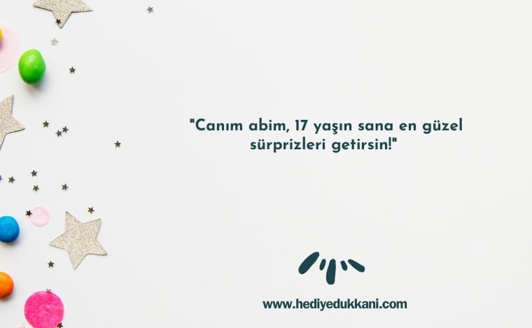 17 yaş doğum günü sözleri