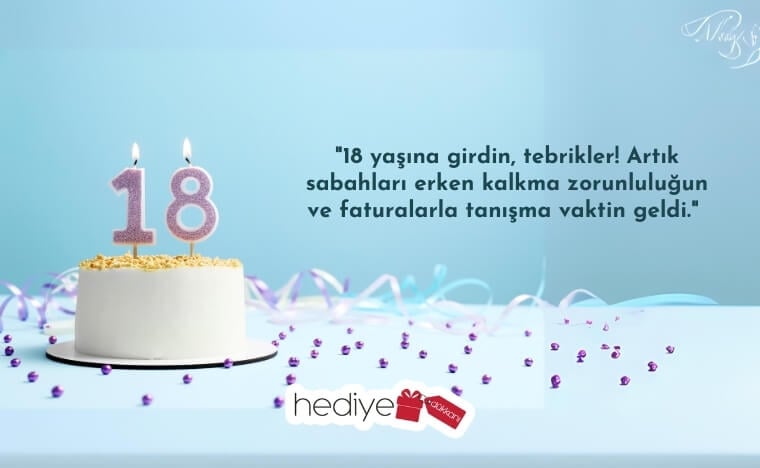 18 yaş doğum günü sözleri