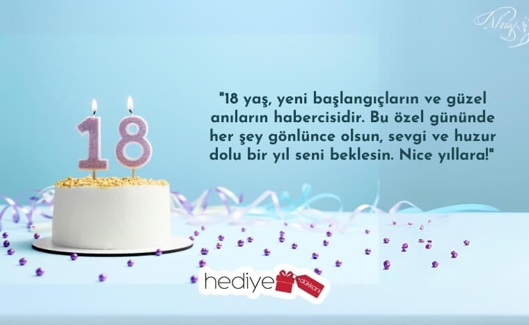 18 yaş doğum günü sözleri