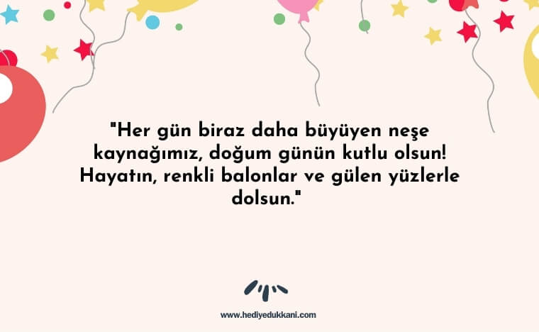 4 yaş doğum günü sözleri