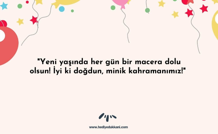 4 yaş doğum günü sözleri