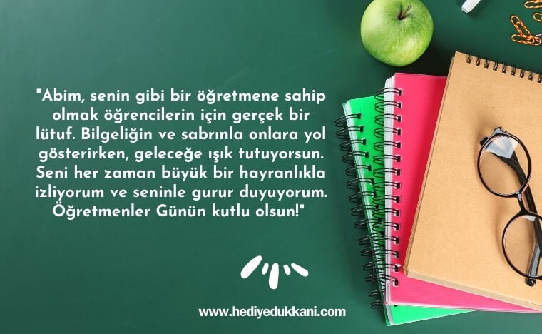 abiye öğretmenler günü mesajı