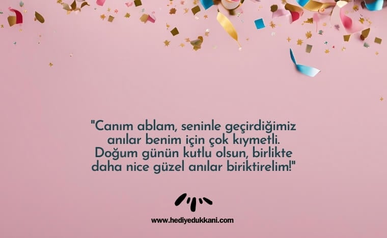 ablaya doğum günü mesajı
