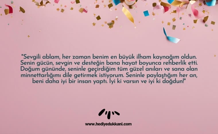 ablaya doğum günü mesajı