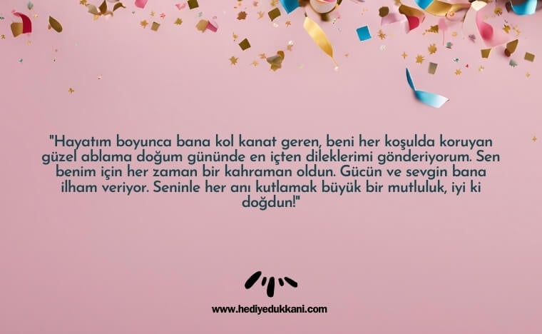 ablaya doğum günü mesajı