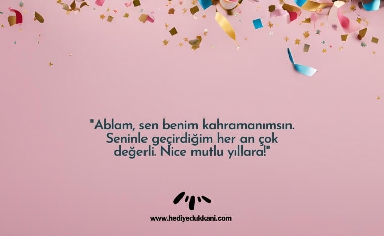 ablaya doğum günü mesajı