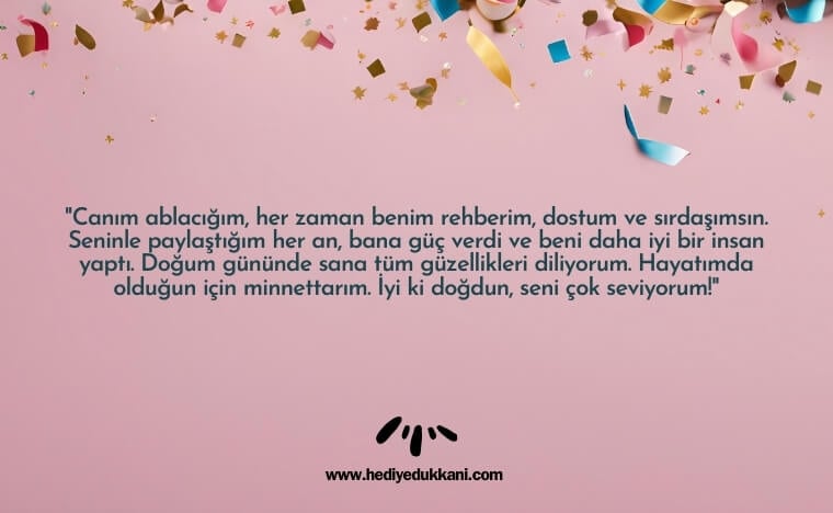 ablaya doğum günü mesajı