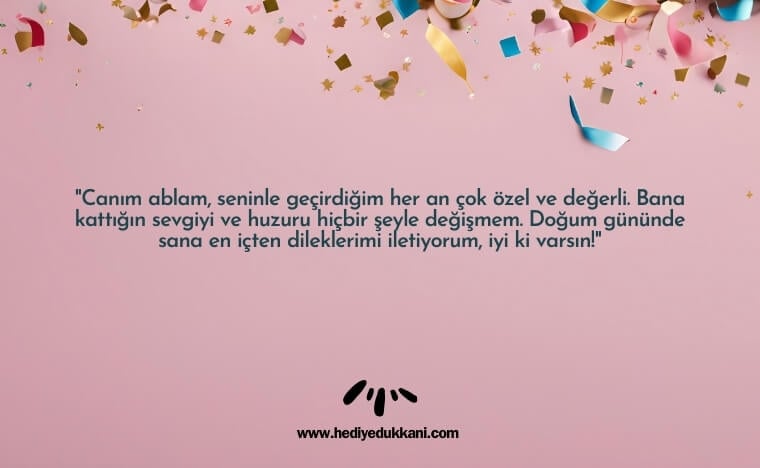 ablaya doğum günü mesajı