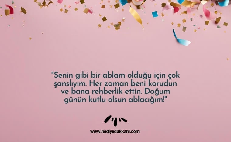 ablaya doğum günü mesajı