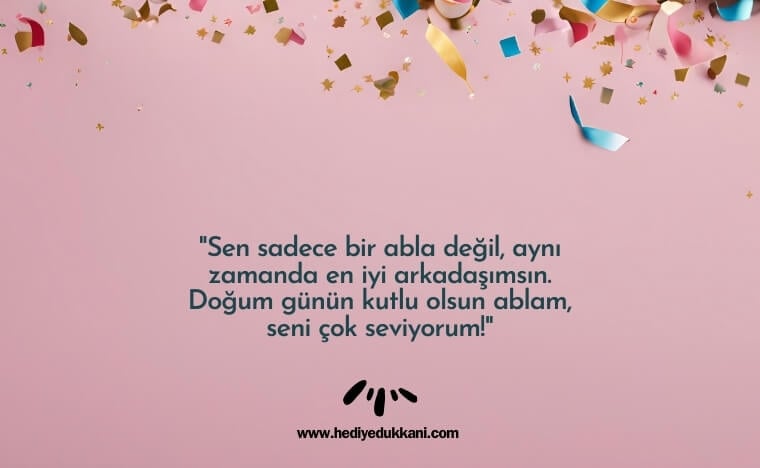 ablaya doğum günü mesajı