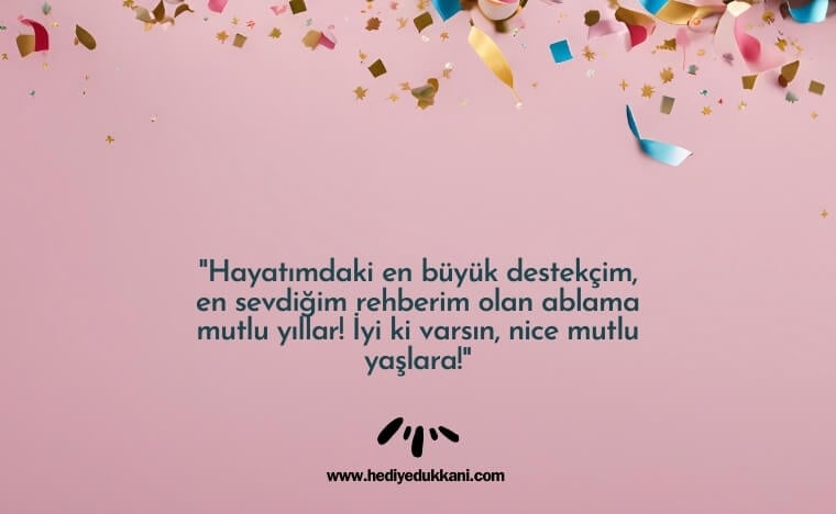 ablaya doğum günü mesajı