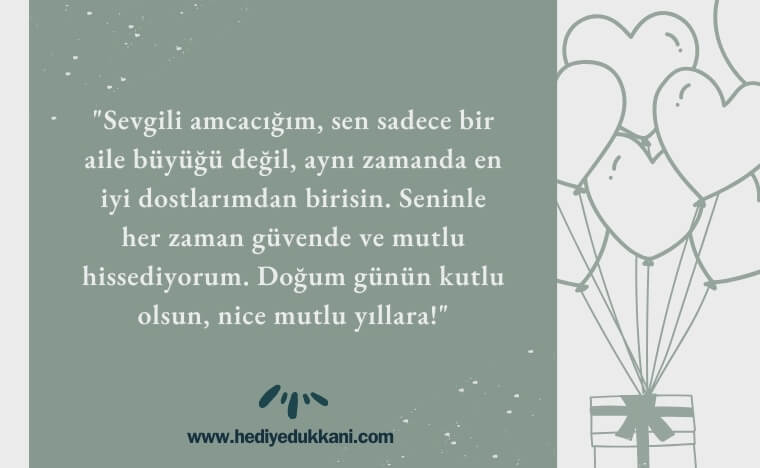 amcaya doğum günü mesajı
