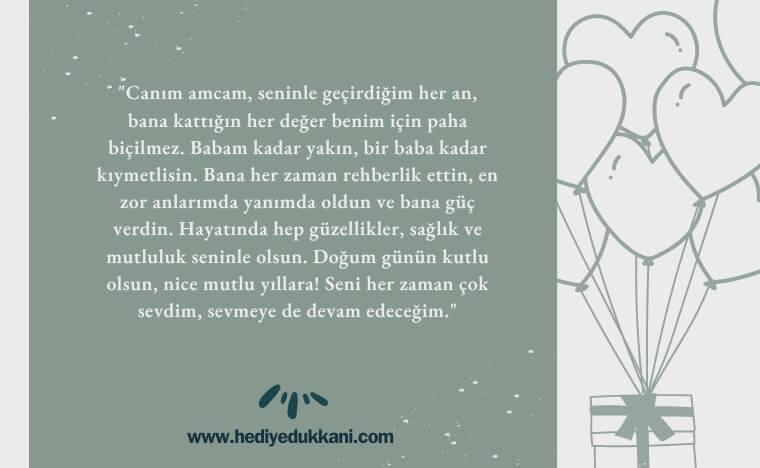 amcaya doğum günü mesajı