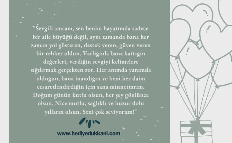 amcaya doğum günü mesajı