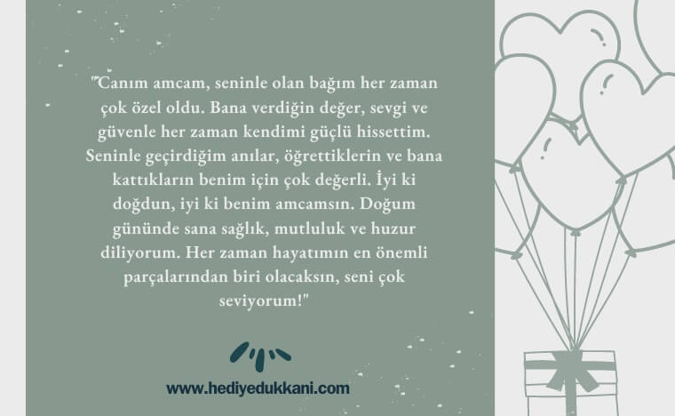 amcaya doğum günü mesajı