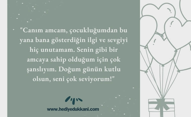 amcaya doğum günü mesajı