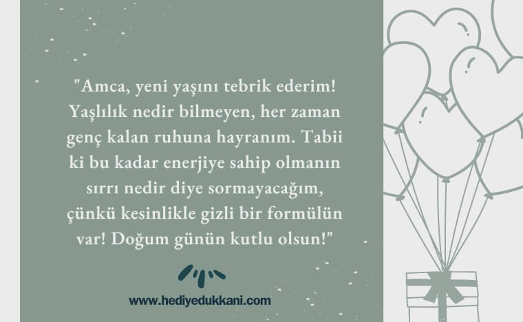 amcaya doğum günü mesajı