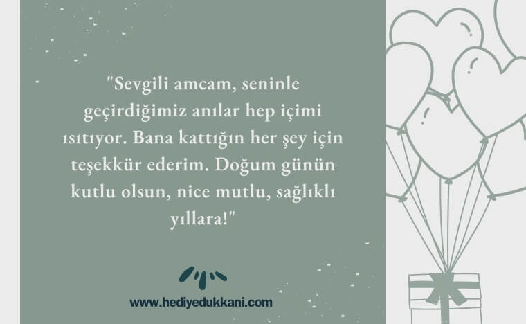 amcaya doğum günü mesajı