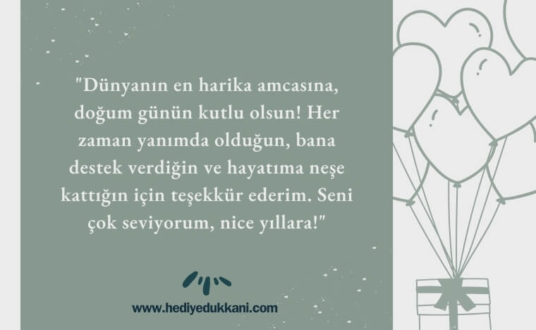 amcaya doğum günü mesajı