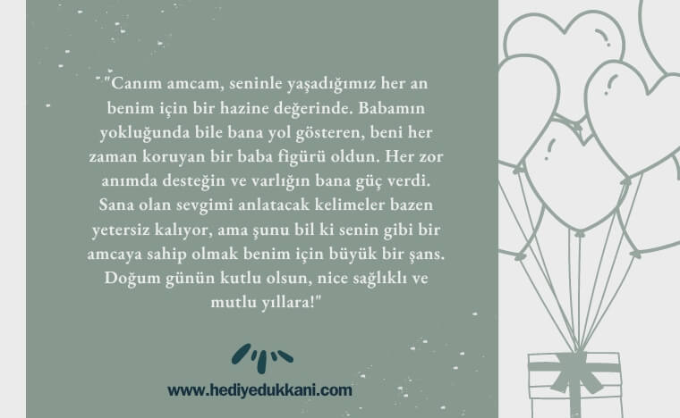 amcaya doğum günü mesajı