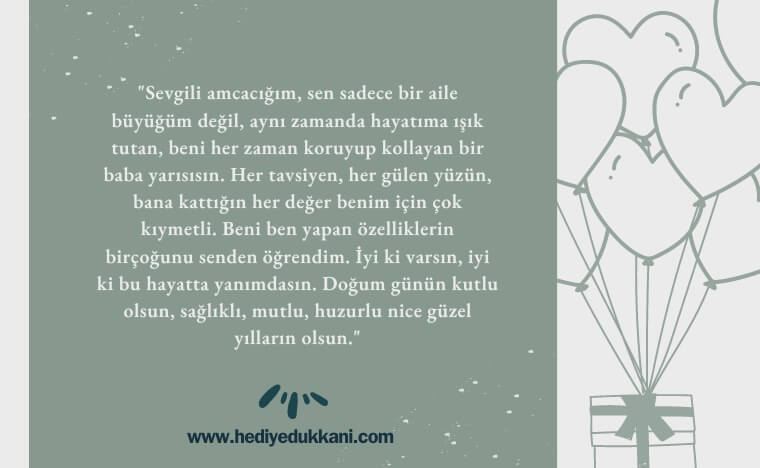 amcaya doğum günü mesajı