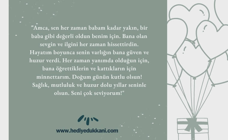 amcaya doğum günü mesajı