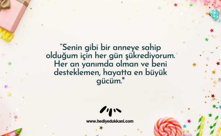 anneye hediye notu