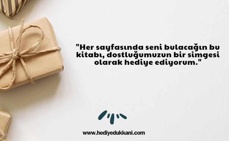arkadaşa hediye notu