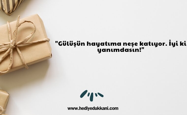 arkadaşa hediye notu