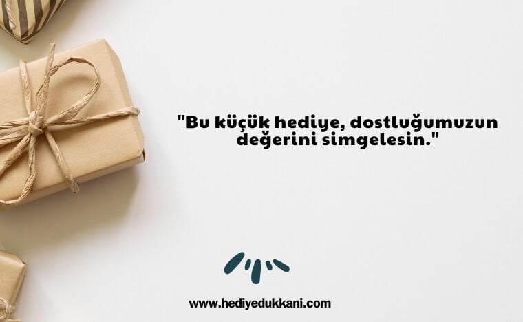 arkadaşa hediye notu