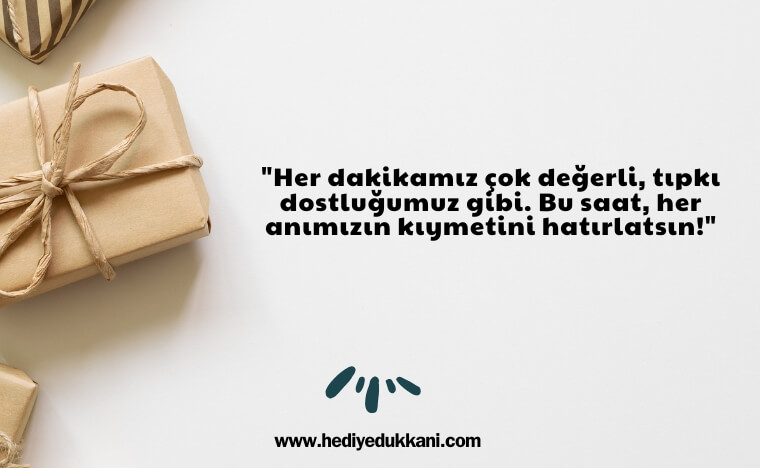 arkadaşa hediye notu