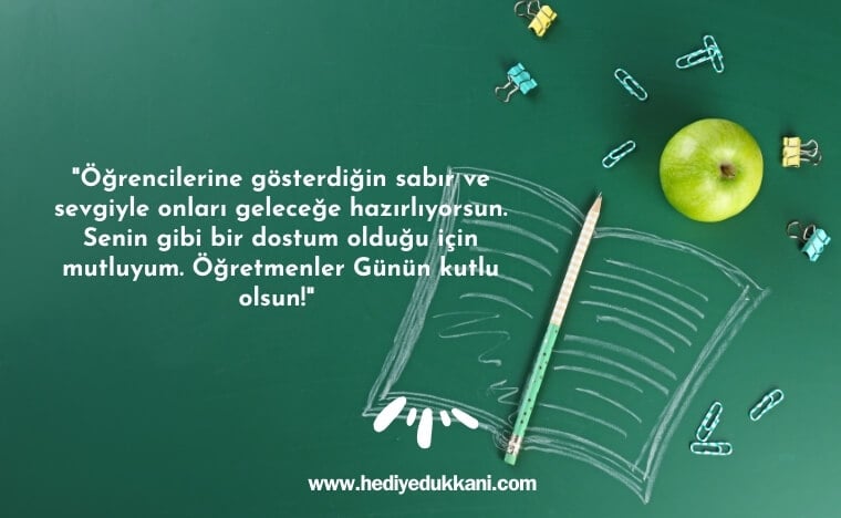 arkadaşa öğretmenler günü mesajı