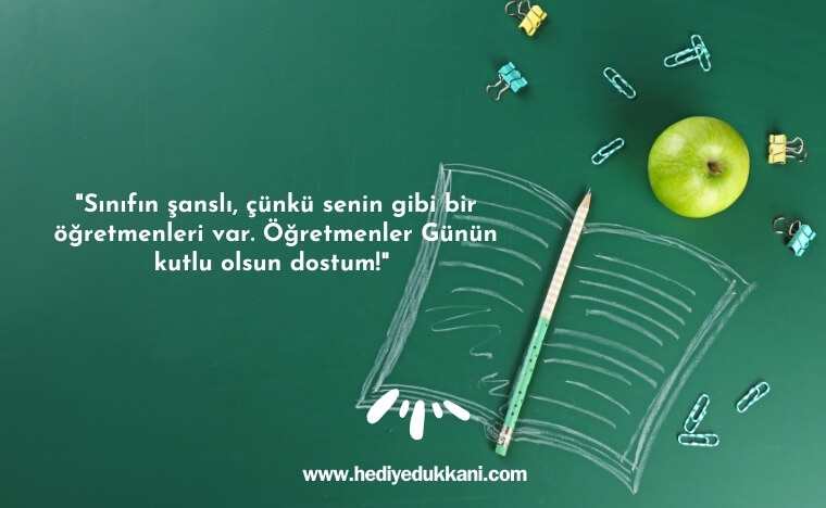 arkadaşa öğretmenler günü mesajı