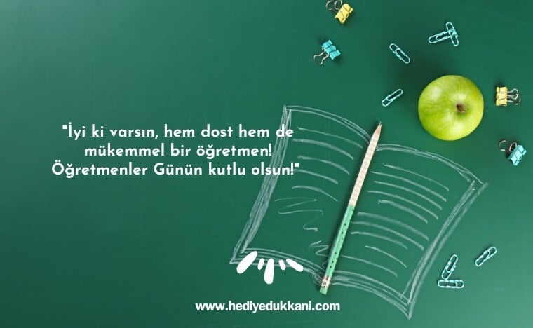 arkadaşa öğretmenler günü mesajı