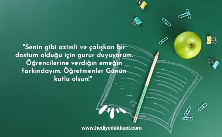 arkadaşa öğretmenler günü mesajı