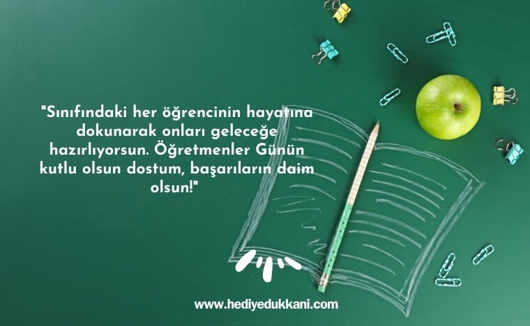 arkadaşa öğretmenler günü mesajı