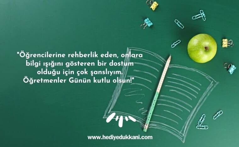arkadaşa öğretmenler günü mesajı