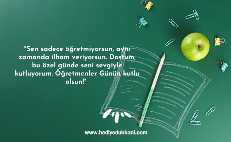 arkadaşa öğretmenler günü mesajı