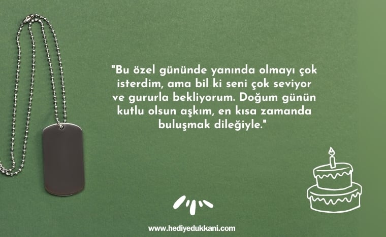 askere sevgiliye doğum günü mesajı