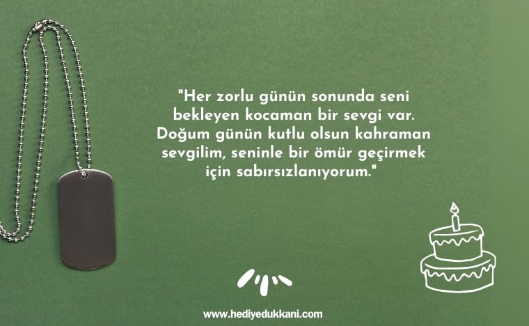 askere sevgiliye doğum günü mesajı