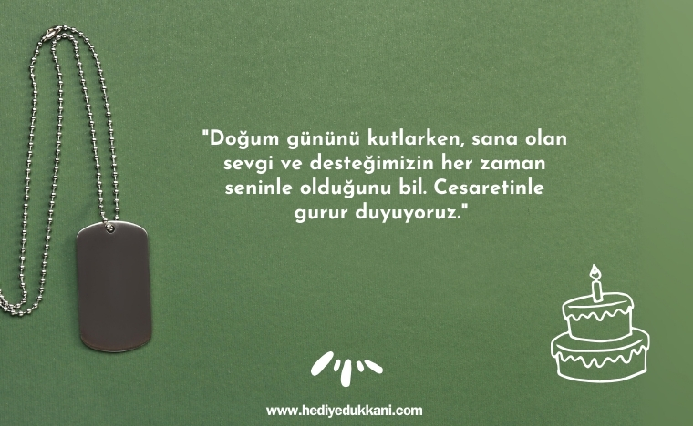 askere doğum günü mesajı