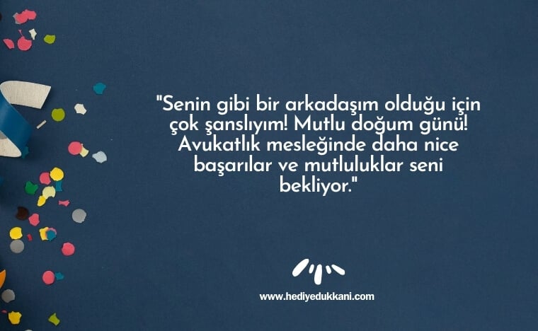 avukata doğum günü mesajı