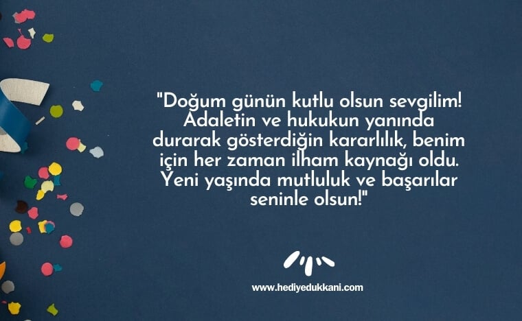 avukata doğum günü mesajı